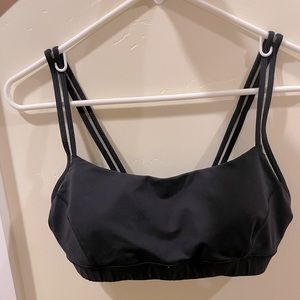 Lululemon Sports Bra with Pads Size 10 mesh straps